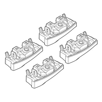 N21179 . HYUNDAI i30 3D/5D 3/12+ KIT ΑΚΡΑ (ΠΟΔΙΑ) ΓΙΑ ΜΠΑΡΕΣ NORDRIVE