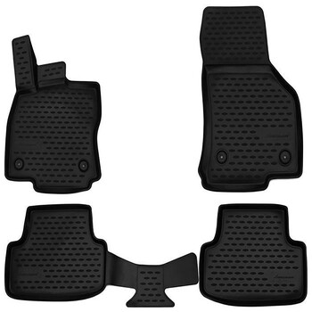 NLC.3D.04.20.210K/NV . AUDI A3 8V HTB 2012-2016 / 2016-2020 ΜΑΡΚΕ ΠΑΤΑΚΙΑ ΣΕ ΣΚΑΦΗ TPE ΛΑΣΤΙΧΟ ΣΕ ΜΑΥΡΟ ΧΡΩΜΑ NOVLINE - 4 ΤΕΜ.