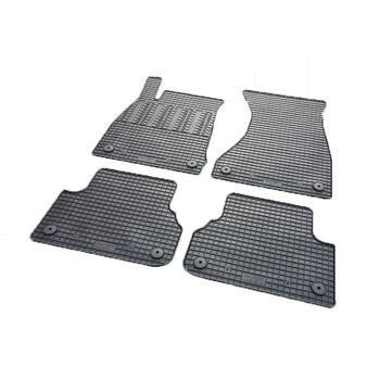 RM.AU.0006/CK . AUDI A4 B9 2015+ / A5 B9 2016+ ΜΑΡΚΕ ΠΑΤΑΚΙΑ ΛΑΣΤΙΧΟ ΣΕ ΜΑΥΡΟ ΧΡΩΜΑ ΜΕ ΚΟΥΜΠΩΜΑΤΑ CIK - 4 ΤΕΜ.