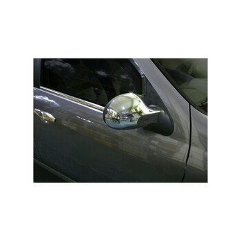 ΚΚ.6110111/OM . RENAULT TWINGO II HB 2001-2014  /  SYMBOL  / THALIA 2009-2013  ΚΑΠΑΚΙΑ ΚΑΘΡΕΦΤΩΝ ΧΡΩΜΙΟΥ 2 ΤΕΜ. ΠΛΑΣΤΙΚΑ