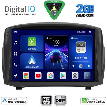 DIGITAL IQ BXC 3154B_CPAA (9inc) MULTIMEDIA TABLET for FORD FIESTA mod. 2008-2017