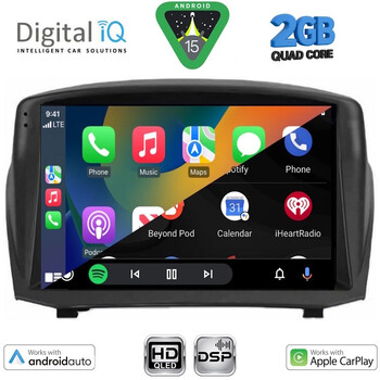 DIGITAL IQ BXC 3154B_CPAA (9inc) MULTIMEDIA TABLET for FORD FIESTA mod. 2008-2017