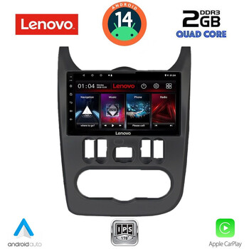 LENOVO LVD 2101BL_CPA (9inc) MULTIMEDIA TABLET for DACIA DUSTER – LOGAN – SANDERO mod. 2006-2012 (BLACK)