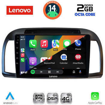 LENOVO LVF 5457BL_CPA (9inc) MULTIMEDIA TABLET for NISSAN MICRA K12 mod. 2002-2010 (BLACK)