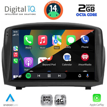 DIGITAL IQ RTG 4154B_CPA (9inc) MULTIMEDIA TABLET for FORD FIESTA mod. 2008-2017