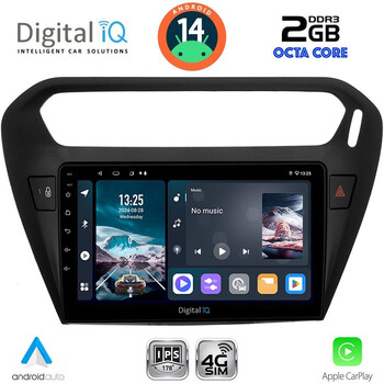 DIGITAL IQ RTG 4511BL_CPA (9inc) MULTIMEDIA TABLET for CITROEN ELYSEE – PEUGEOT 301 mod. 2013> (BLACK)