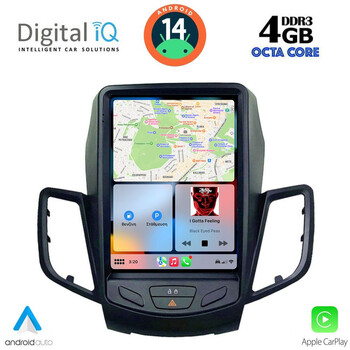 DIQ BXD 5854_CPAA TESLA STYLE for FORD FIESTA mod. 2008-2017