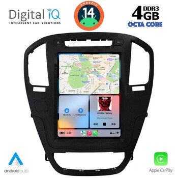 DIQ BXD 5914_CPAA TESLA STYLE for OPEL INSIGNIA mod. 2008-2013