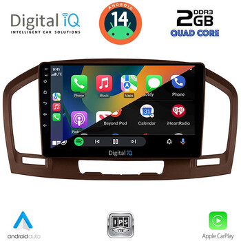 DIGITAL IQ RSB 1491BR_CPA (9inc) MULTIMEDIA TABLET for OPEL INSIGNIA mod.2008-2013 (BROWN)