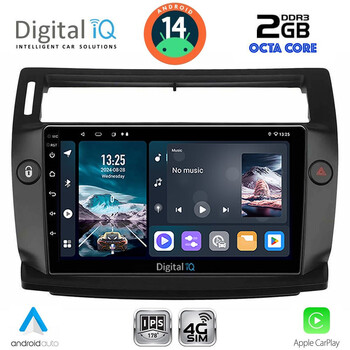 DIGITAL IQ RTG 4084BL_CPA (9inc) MULTIMEDIA TABLET for CITROEN C4  mod. 2004-2011 (BLACK)