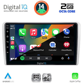 DIGITAL IQ RTG 4481SL_CPA (9inc) MULTIMEDIA TABLET for OPEL ALL mod. 2004-2014 (SILVER)
