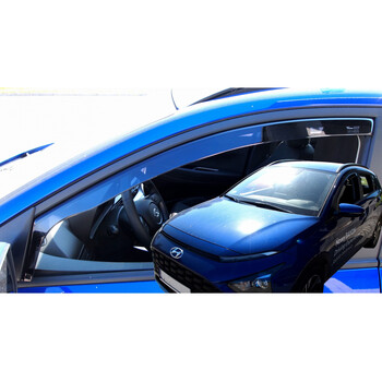 ΑΝΕΜ.17308 . HYUNDAI BAYON 5D 2021+  ΑΝΕΜΟΘΡΑΥΣΤΕΣ ΑΥΤΟΚΙΝΗΤΟΥ ΑΠΟ ΕΥΚΑΜΠΤΟ ΦΙΜΕ ΠΛΑΣΤΙΚΟ HEKO - 2 ΤΕΜ.