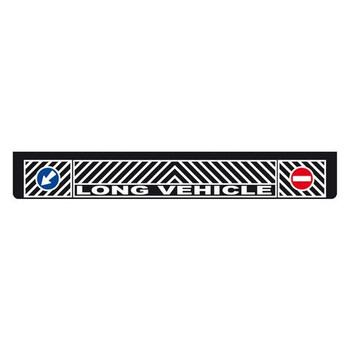 L1425.7 . ΛΑΣΠΩΤΗΡΑΣ ΦΟΡΤΗΓΟΥ ΜΑΥΡΟΣ 240x35cm ΜΕ ΕΝΔΕΙΞΗ LONG VEHICLE + ΠΡΟΣΠΕΡΑΣΗΣ 1ΤΕΜ.