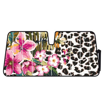 L6686.7 . ΕΣΩΤΕΡΙΚΗ ΗΛΙΟΠΡΟΣΤΑΣΙΑ ΠΑΡΜΠΡΙΖ PREMIUM FLOWER LEOPARD (68 Χ 147 cm)