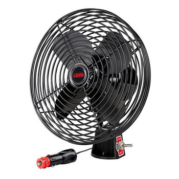L7310.0 . ΑΝΕΜΙΣΤΗΡΑΣ 24V ΜΕΤΑΛΛΙΚΟΣ ΜΑΥΡΟΣ 8 ΙΝΤΣΩΝ