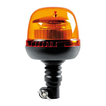 L7299.3 . ΦΑΡΟΣ RL-9 12V/24V 3 ΧΡΗΣΕΩΝ 45LED ΒΙΔΩΤΟΣ ΕΛΑΣΤΙΚΟΣ ΠΟΡΤΟΚΑΛΙ 221x130mm