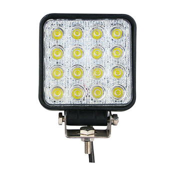 WLO13/MT . ΠΡΟΒΟΛΕΑΣ ΕΡΓΑΣΙΑΣ WORKING LAMPS FLOOD BEAM OSRAM LED 10-30V 48W 3600lm ΤΕΤΡΑΓΩΝΟΣ (110 x 110 x 72 mm) M-TECH -1 TEM