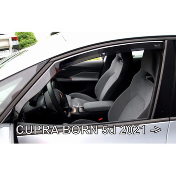 ΑΝΕΜ.28261 . CUPRA BORN 5D 2021+  ΖΕΥΓΑΡΙ ΑΝΕΜΟΘΡΑΥΣΤΕΣ ΑΠΟ ΕΥΚΑΜΠΤΟ ΦΙΜΕ ΠΛΑΣΤΙΚΟ HEKO - 2 ΤΕΜ.