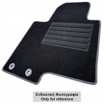 RM.AU.0014/CK . AUDI A3 8Y ETSI 4D / 5D 2020+ ΜΑΡΚΕ ΠΑΤΑΚΙΑ ΛΑΣΤΙΧΟ ΣΕ ΜΑΥΡΟ ΧΡΩΜΑ ΜΕ ΚΟΥΜΠΩΜΑΤΑ CIK - 4 ΤΕΜ.