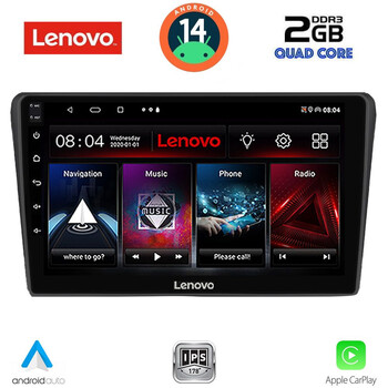 LENOVO LVD 2704BL_CPA (9inc) MULTIMEDIA TABLET for TOYOTA AVENSIS (T25) mod. 2003-2009 (BLACK)