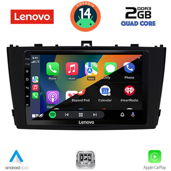 LENOVO LVD 2705BL_CPA (9inc) MULTIMEDIA TABLET for TOYOTA AVENSIS (T27) mod. 2009-2015 (BLACK)