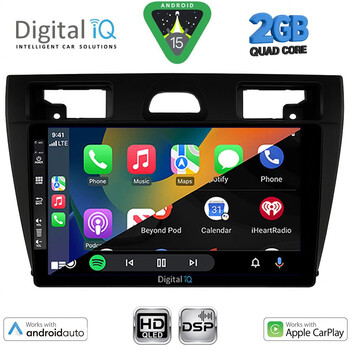 DIGITAL IQ BXC 3153BL_CPAA (9inc) MULTIMEDIA TABLET for FORD FIESTA mod. 2005-2008 (BLACK)
