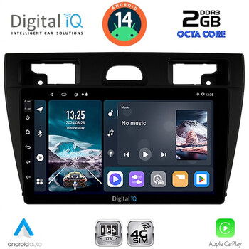 DIGITAL IQ RTG 4153BL_CPA (9inc) MULTIMEDIA TABLET for FORD FIESTA mod. 2005-2008 (BLACK)