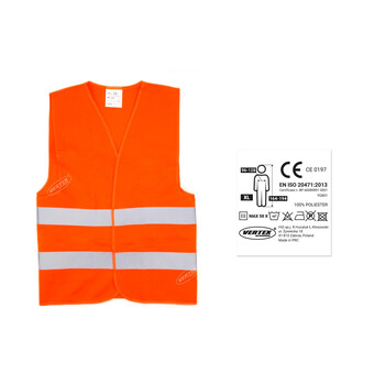 01735/AM . ΓΙΛΕΚΟ ΕΚΤΑΚΤΗΣ ΑΝΑΓΚΗΣ XL (ΦΩΣΦΟΡΙΖΕ/ΠΟΡΤΟΚΑΛΙ/ΠΟΛΥΕΣΤΕΡΙΚΟ) AMiO - 1 ΤΕΜ.
