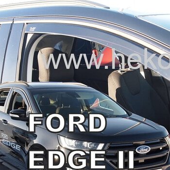 ΑΝΕΜ.15320 . FORD EDGE 5D 2016+ ΖΕΥΓΑΡΙ ΑΝΕΜΟΘΡΑΥΣΤΕΣ ΑΠΟ ΕΥΚΑΜΠΤΟ ΦΙΜΕ ΠΛΑΣΤΙΚΟ HEKO - 2 ΤΕΜ.