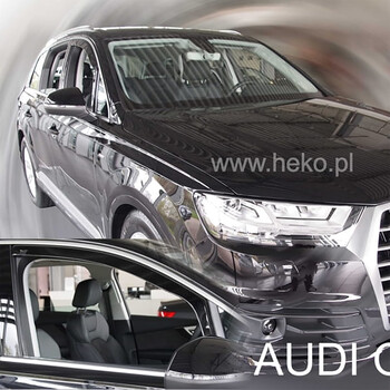 ΑΝΕΜ.10248 . AUDI Q7 II 5D 2015-2021 ΖΕΥΓΑΡΙ ΑΝΕΜΟΘΡΑΥΣΤΕΣ ΑΠΟ ΕΥΚΑΜΠΤΟ ΦΙΜΕ ΠΛΑΣΤΙΚΟ HEKO - 2 ΤΕΜ.