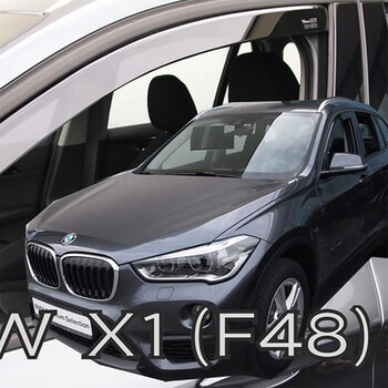 ΑΝΕΜ.11166 . BMW X1 F48 5D 2015-2021 ΖΕΥΓΑΡΙ ΑΝΕΜΟΘΡΑΥΣΤΕΣ ΑΠΟ ΕΥΚΑΜΠΤΟ ΦΙΜΕ ΠΛΑΣΤΙΚΟ HEKO - 2 ΤΕΜ.