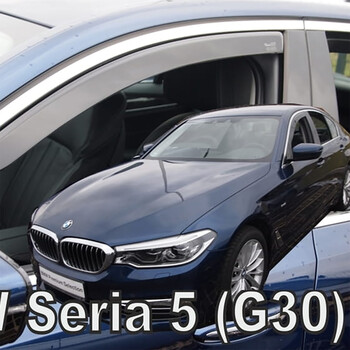 ΑΝΕΜ.11170 . BMW ΣΕΙΡΑ 5 G30 / G31 4D/5D 2017-2021 ΖΕΥΓΑΡΙ ΑΝΕΜΟΘΡΑΥΣΤΕΣ ΑΠΟ ΕΥΚΑΜΠΤΟ ΦΙΜΕ ΠΛΑΣΤΙΚΟ HEKO - 2 ΤΕΜ.
