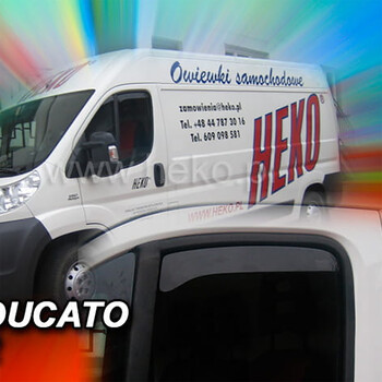 ΑΝΕΜ.15148/VAN . FIAT DUCATO 2006-2020 / CITROEN JUMPER 3 ΚΟΝΤΟΣ ΖΕΥΓΑΡΙ ΑΝΕΜΟΘΡΑΥΣΤΕΣ ΑΠΟ ΕΥΚΑΜΠΤΟ ΦΙΜΕ ΠΛΑΣΤΙΚΟ HEKO - 2 ΤΕΜ.