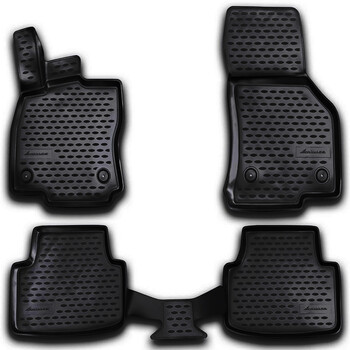 NLC.3D.45.16.210K/NV . SKODA OCTAVIA 3 A7 ACTIVE / AMBITION STYLE 2013-2020 / OCTAVIA A8 2020+ ΜΑΡΚΕ ΠΑΤΑΚΙΑ ΣΕ ΣΚΑΦΗ TPE ΛΑΣΤΙΧΟ ΣΕ ΜΑΥΡΟ ΧΡΩΜΑ NOVLINE - 4 ΤΕΜ.
