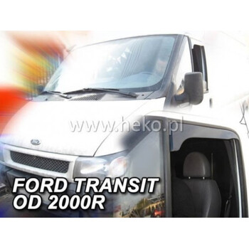 ΑΝΕΜ.15249 . FORD TRANSIT 2D 2000-2006 / T300 ΑΝΩ ΜΕΡΟΣ ΚΟΝΤΟ ΖΕΥΓΑΡΙ ΑΝΕΜΟΘΡΑΥΣΤΕΣ ΑΠΟ ΕΥΚΑΜΠΤΟ ΦΙΜΕ ΠΛΑΣΤΙΚΟ HEKO - 2 ΤΕΜ.