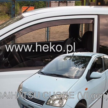 ΑΝΕΜ.13224 . DAIHATSU CUORE 6 3D L251 2003-2007 ΖΕΥΓΑΡΙ ΑΝΕΜΟΘΡΑΥΣΤΕΣ ΑΠΟ ΕΥΚΑΜΠΤΟ ΦΙΜΕ ΠΛΑΣΤΙΚΟ HEKO - 2 ΤΕΜ.