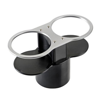 L4011.4 . ΠΟΤΗΡΟΘΗΚΗ ΔΙΠΛΗ TWIN-HOLDER - ΘΗΚΕΣ 68 mm (ΜΕ ΒΑΣΗ 65 mm) ΤΑΦ ΠΟΤΗΡΟΘΗΚΗΣ