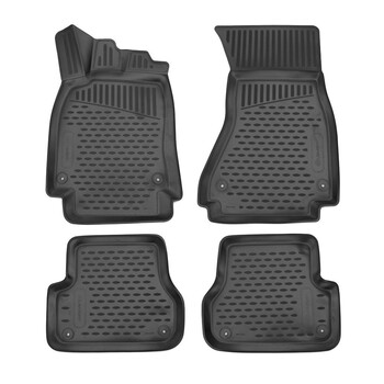 ELEMENT3D0424210K/NV . AUDI A6 C7 AVANT / ALLROAD 2011+ ΜΑΡΚΕ ΠΑΤΑΚΙΑ ΣΕ ΣΚΑΦΗ TPE ΛΑΣΤΙΧΟ ΣΕ ΜΑΥΡΟ ΧΡΩΜΑ NOVLINE - 4 ΤΕΜ.