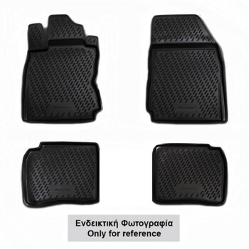 ELEMENT4154210K/NV . DACIA DUSTER SUV 5D 4x2 (OXI 4x4) 2017+ (ΧΩΡΙΣ ΓΕΦΥΡΑ) ΠΑΤ.ΜΑΡΚ.ΛΑΣΤΙΧΟ ΣΚΑΦΑΚΙΑ (ΜΑΥΡΟ) - 4 ΤΕΜ.