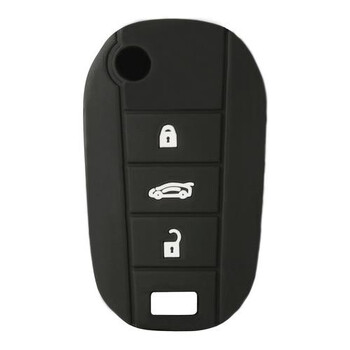 L0154.0 . PEUGEOT TYPE-4 ΚΑΛΥΜΜΑ ΚΛΕΙΔΙΩΝ ΣΙΛΙΚΟΝΗΣ ΜΑΥΡΟ ΧΡΩΜΑ 1ΤΕΜ.