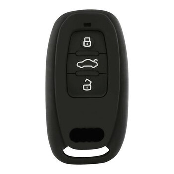 L0155.9 . AUDI TYPE-2 ΚΑΛΥΜΜΑ ΚΛΕΙΔΙΩΝ ΣΙΛΙΚΟΝΗΣ ΜΑΥΡΟ ΧΡΩΜΑ 1ΤΕΜ.