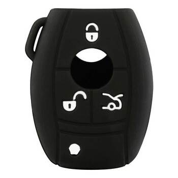 L0158.1 . MERCEDES TYPE-1 ΚΑΛΥΜΜΑ ΚΛΕΙΔΙΩΝ ΣΙΛΙΚΟΝΗΣ ΜΑΥΡΟ ΧΡΩΜΑ 1ΤΕΜ.