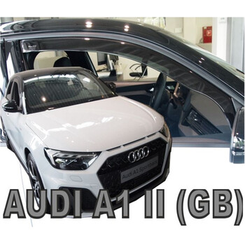 ΑΝΕΜ.10267 . AUDI A1 5D 2018-2021 ΖΕΥΓΑΡΙ ΑΝΕΜΟΘΡΑΥΣΤΕΣ ΑΠΟ ΕΥΚΑΜΠΤΟ ΦΙΜΕ ΠΛΑΣΤΙΚΟ HEKO - 2 ΤΕΜ.