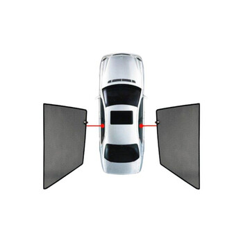 PVC.AU-Q3-5-A/1&8 . AUDI Q3 Typ 8U 5D 2012+ ΚΟΥΡΤΙΝΑΚΙΑ ΜΑΡΚΕ CAR SHADES - 2 ΤΕΜ.