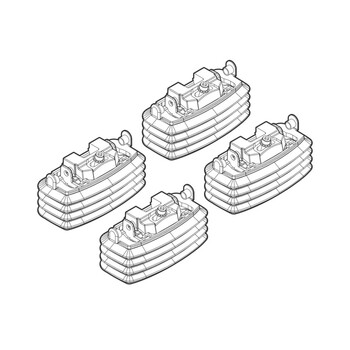 N21027 . MAZDA 3 4D/5D 01/04-13 / KIA CEED 5D 02/07-04/12 KIT ΑΚΡΑ (ΠΟΔΙΑ) ΓΙΑ ΜΠΑΡΕΣ NORDRIVE