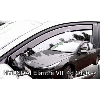 ΑΝΕΜ.17310 . HYUNDAI ELANTRA 4D 2020+  ΖΕΥΓΑΡΙ ΑΝΕΜΟΘΡΑΥΣΤΕΣ ΑΠΟ ΕΥΚΑΜΠΤΟ ΦΙΜΕ ΠΛΑΣΤΙΚΟ HEKO - 2 ΤΕΜ.