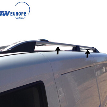 2524930/OM . FIAT DOBLO 2010+ /OPEL COMBO 2010+ ΠΑΡΑΛΛΗΛΕΣ ΜΠΑΡΕΣ ΟΡΟΦΗΣ ΑΛΟΥΜΙΝΙΟΥ L1 ΑΣΗΜΙ
