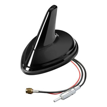 L4062.4 . ΚΕΡΑΙΑ ΚΑΡΧΑΡΙΑΣ AERO-FIN 3 12V ΜΑΥΡΗ AM/FM/GPS ΜΕ ΕΝΙΣΧΥΤΗ ΣΗΜΑΤΟΣ 86x170x70mm