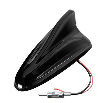 L4063.5 . ΚΕΡΑΙΑ ΚΑΡΧΑΡΙΑΣ AERO-FIN 8 12V ΜΑΥΡΗ AM/FM ΜΕ ΕΝΙΣΧΥΤΗ ΣΗΜΑΤΟΣ 86x170x70mm