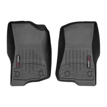 WT4413131 . JEEP WRANGLER 2018+/ JEEP GLADIATOR 2018+ ΠΑΤΑΚΙΑ ΜΠΡΟΣΤΙΝΑ ΜΑΥΡΑ 2ΤΕΜ WEATHERTECH